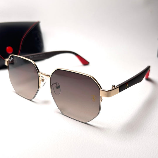 Ray Ban Scuderia Ferrari Geo Flat - Brown