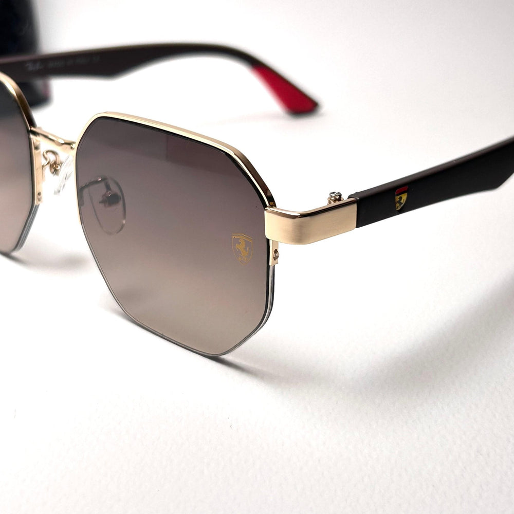 Ray Ban Scuderia Ferrari Geo Flat - Brown