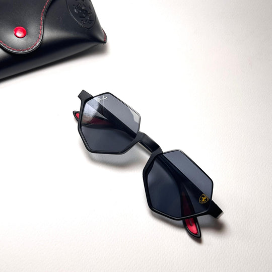 Ray Ban Scuderia Ferrari Irregular - Black