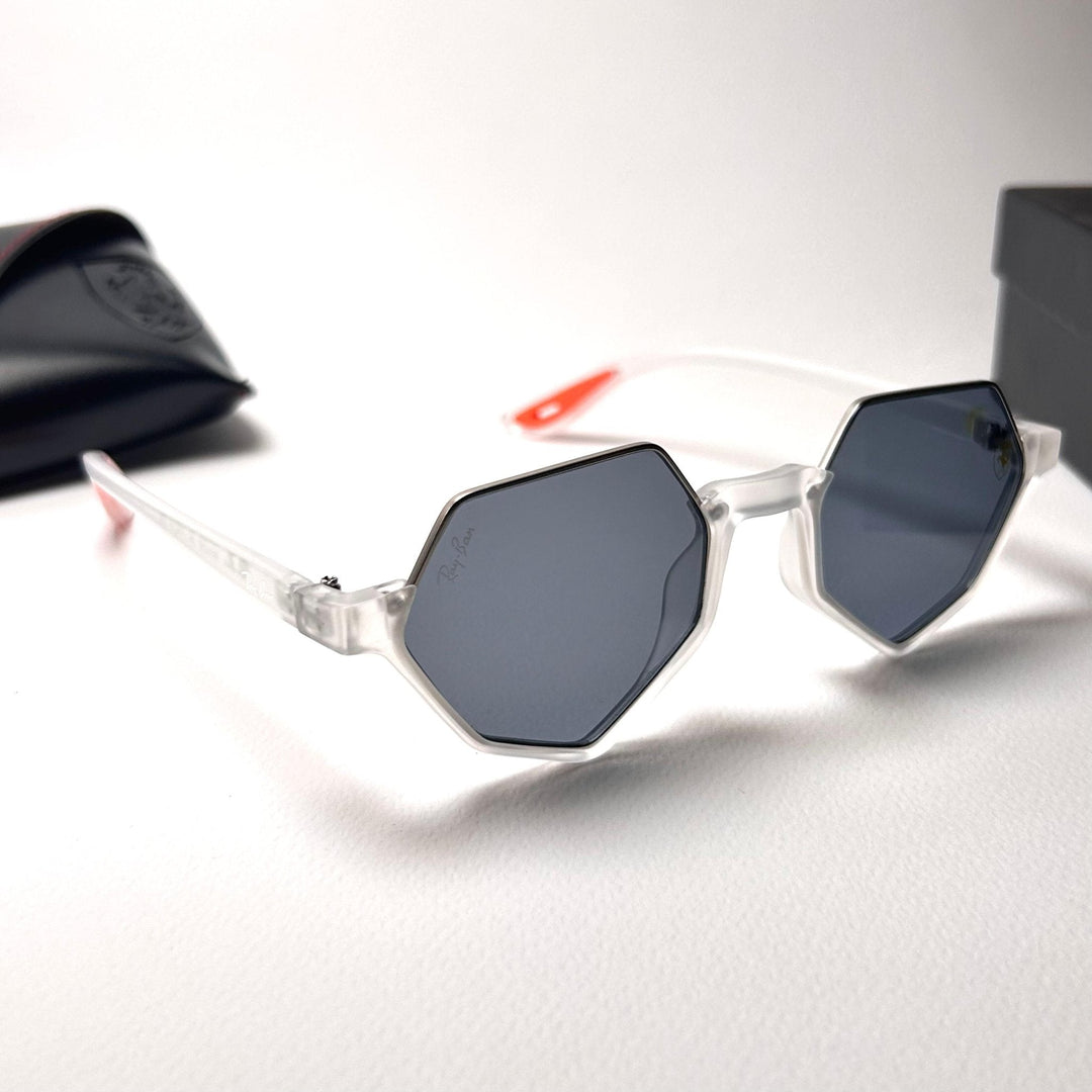 Ray Ban Scuderia Ferrari Irregular - White
