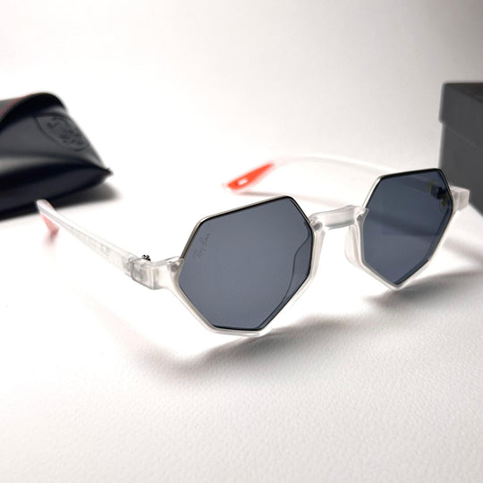 Ray Ban Scuderia Ferrari Irregular - White