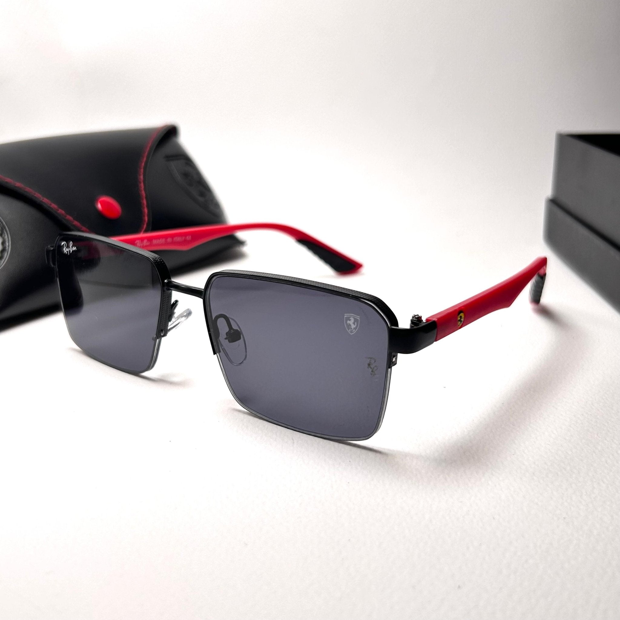 Ray Ban Scuderia Ferrari Rectangular 2241 - Black n Red