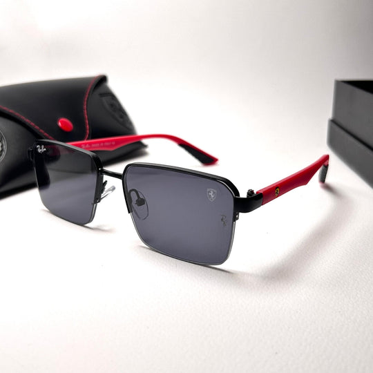 Ray Ban Scuderia Ferrari Rectangular 2241 - Black n Red