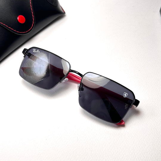 Ray Ban Scuderia Ferrari Rectangular 2241 - Black n Red