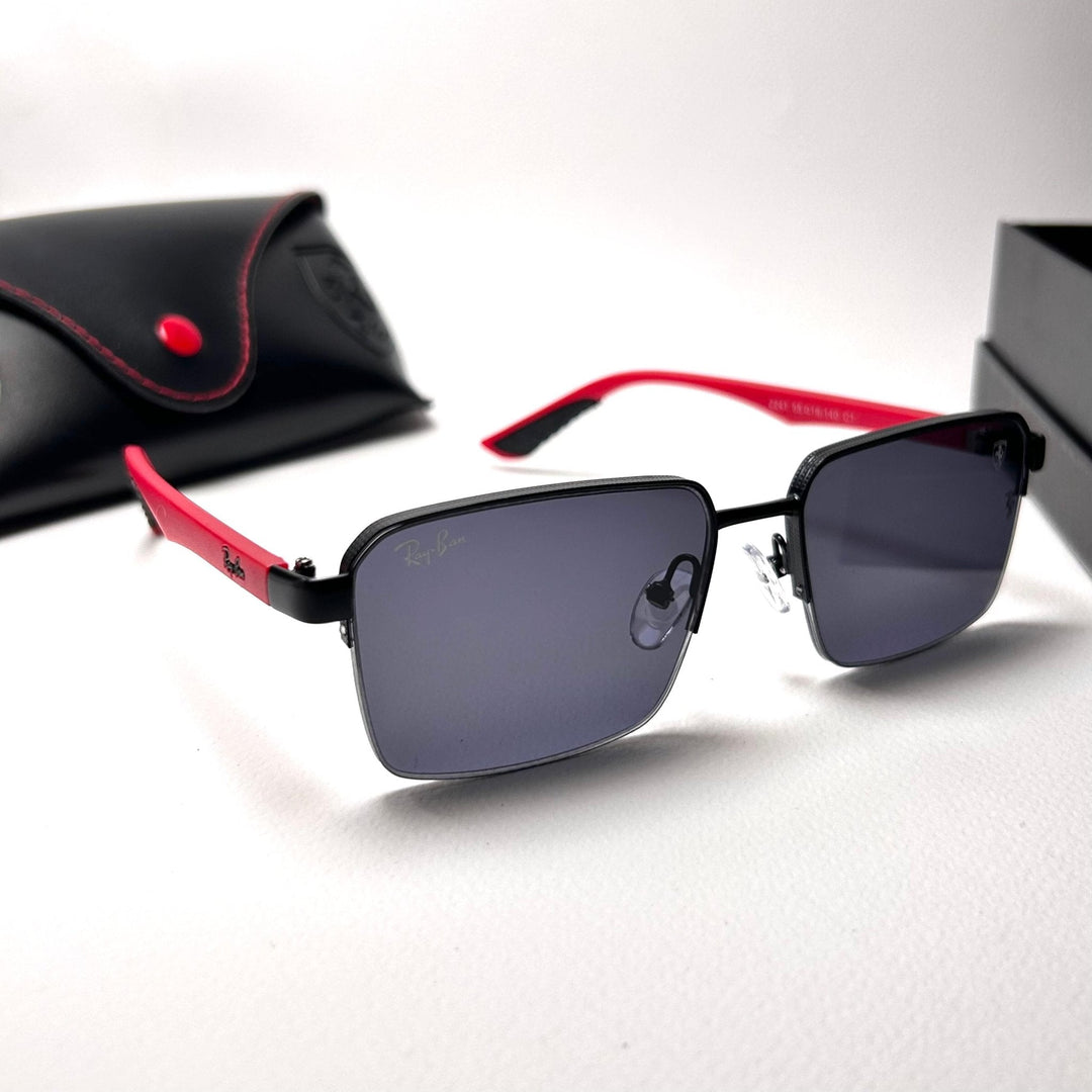 Ray Ban Scuderia Ferrari Rectangular 2241 - Black n Red