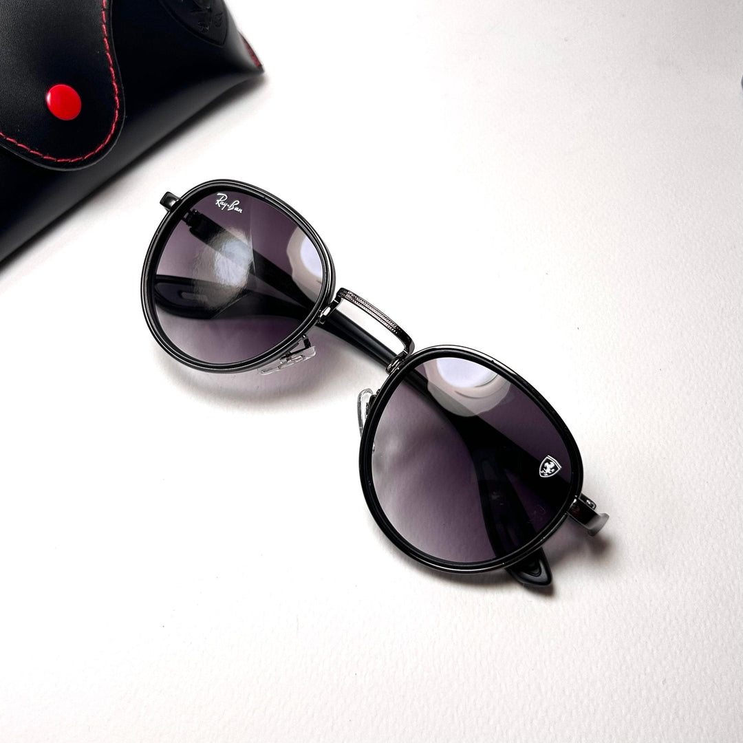 Ray Ban Scuderia Ferrari Round - Gray Matte