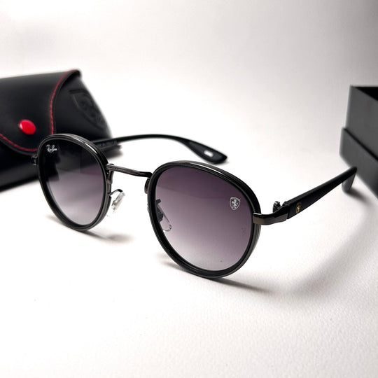 Ray Ban Scuderia Ferrari Round - Gray Matte