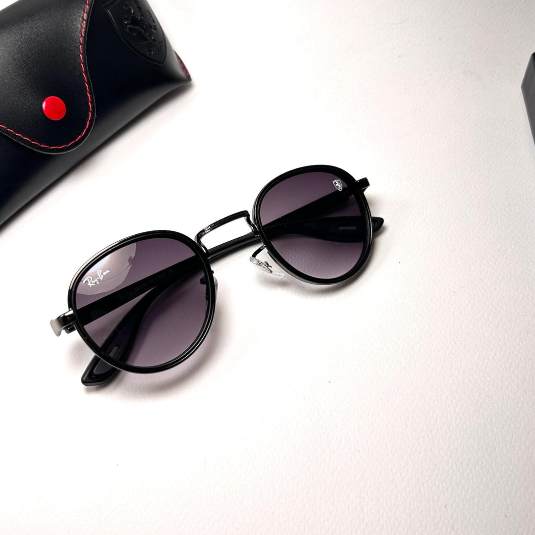 Ray Ban Scuderia Ferrari Round - Gray Matte