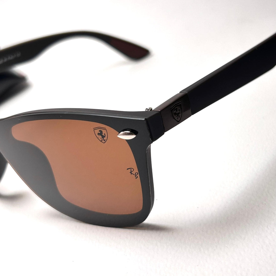 Ray Ban Scuderia Ferrari Wayfarer Polarized Fly Edition - Brown