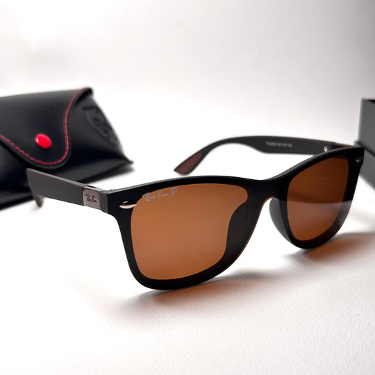 Ray Ban Scuderia Ferrari Wayfarer Polarized Fly Edition - Brown