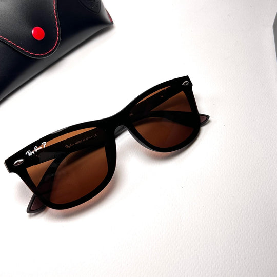 Ray Ban Scuderia Ferrari Wayfarer Polarized Fly Edition - Brown