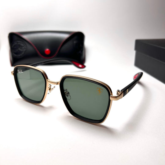 Ray Ban Squarish Scuderia Ferrari - Oily Green