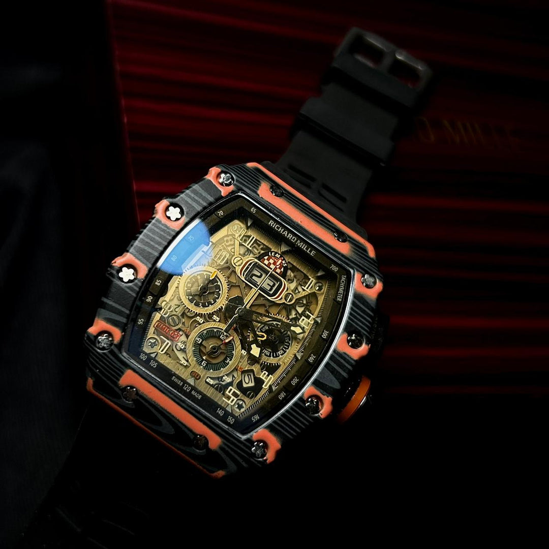Richard Mille RM 011-03 Chronograph Skeleton – Black Orange