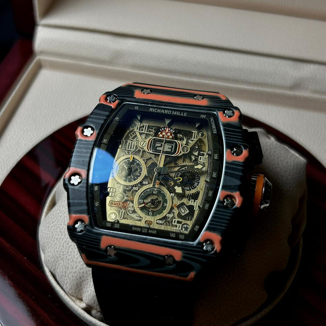 Richard Mille RM 011-03 Chronograph Skeleton – Black Orange