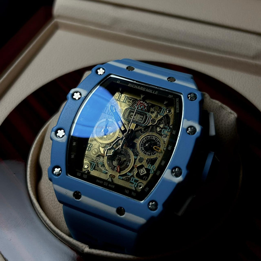 Richard Mille RM 011-03 Chronograph Skeleton – Blue