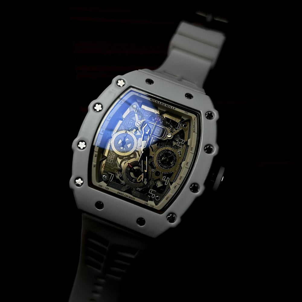 Richard Mille RM 011-03 Chronograph Skeleton – White