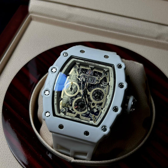Richard Mille RM 011-03 Chronograph Skeleton – White