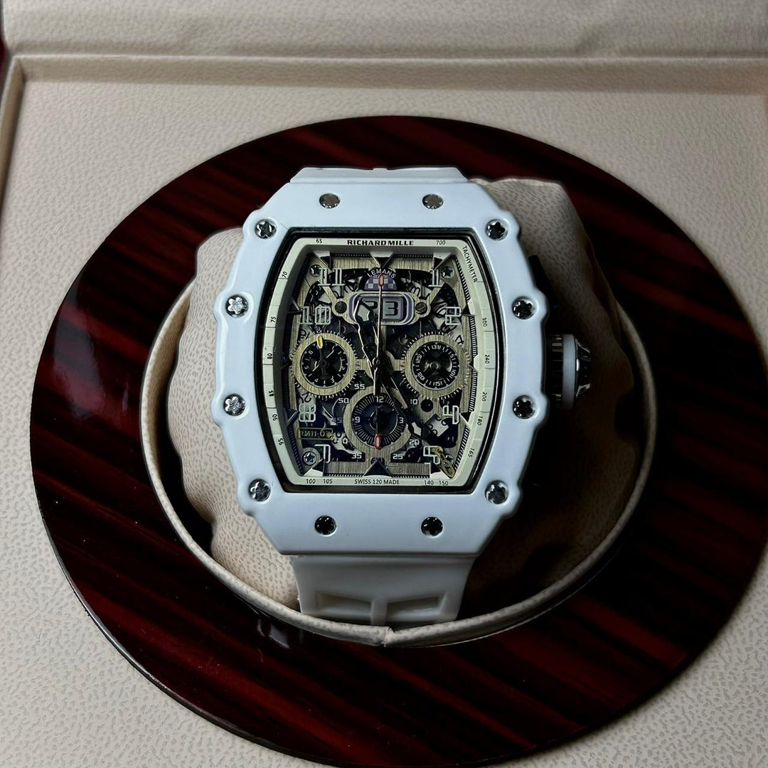 Richard Mille RM 011-03 Chronograph Skeleton – White