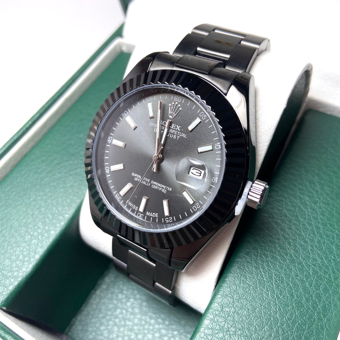 Rolex Date Just Classic For Him - Full Black