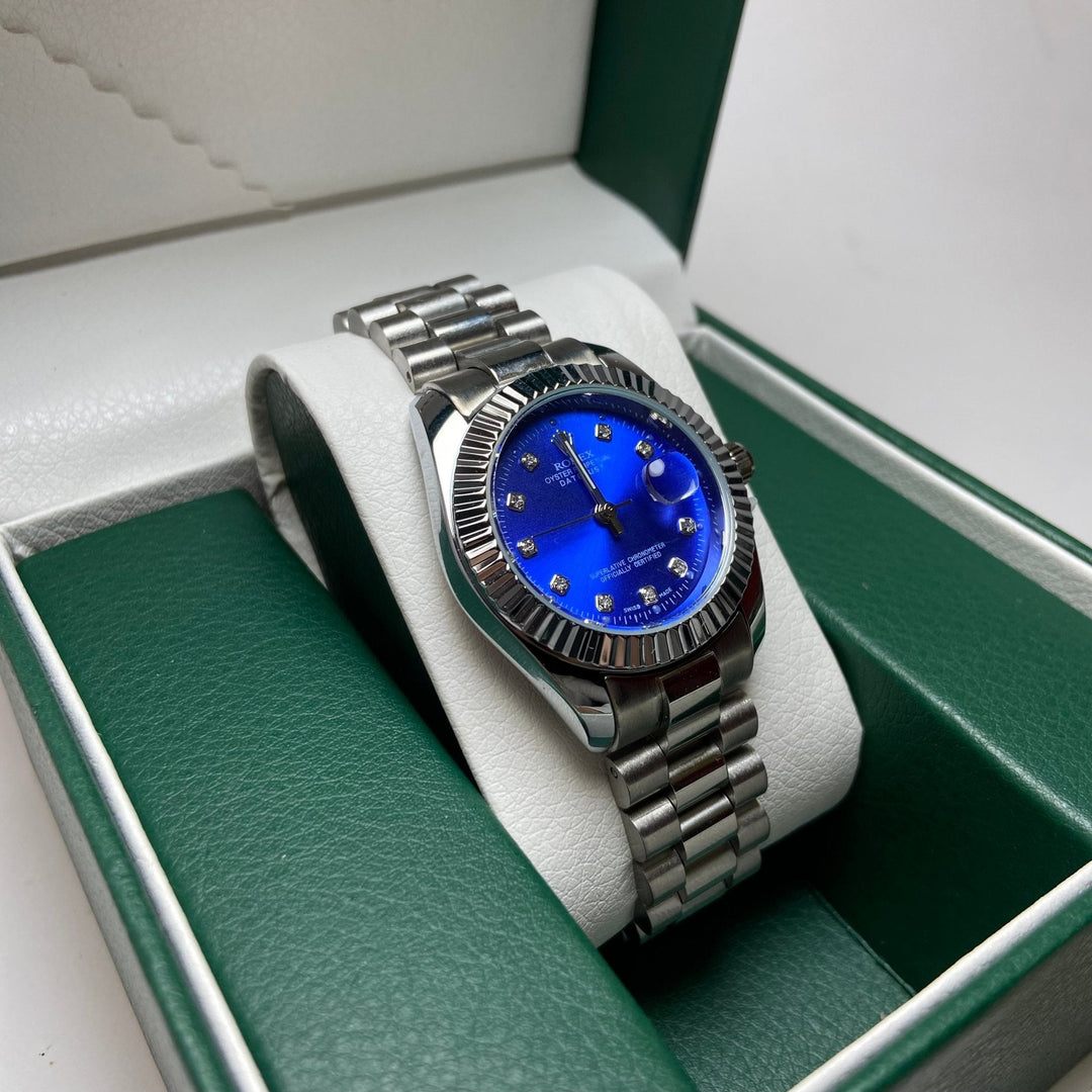 Rolex date just Diamond for Her - Blue Dial