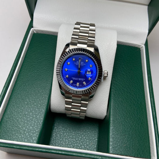 Rolex date just Diamond for Her - Blue Dial