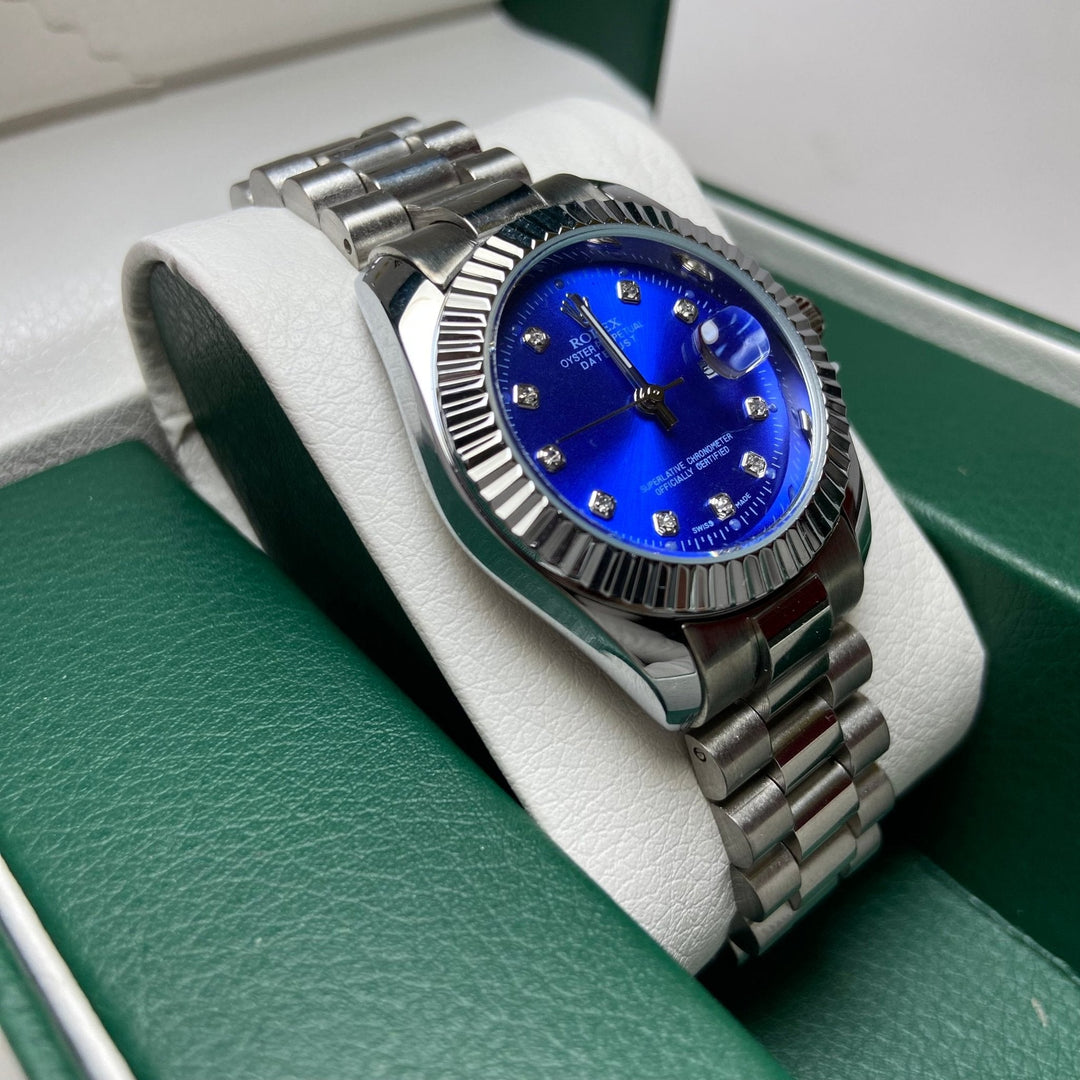 Rolex date just Diamond for Her - Blue Dial