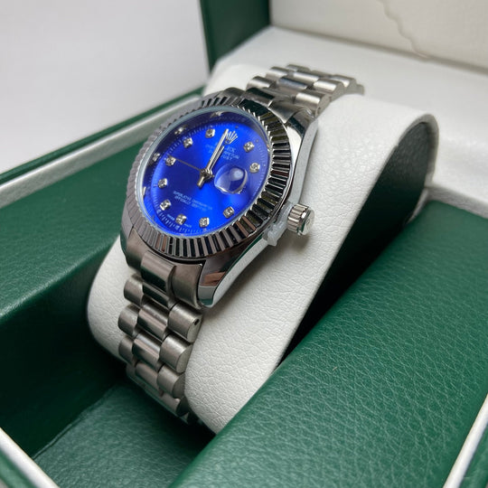 Rolex date just Diamond for Her - Blue Dial