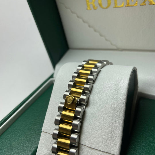 Rolex Date Just For Her - Two-Tone with Textured White Dial