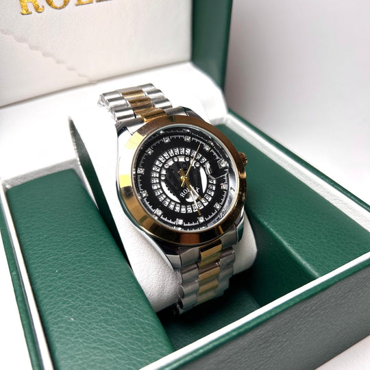 Rolex Date Just Homage - Two-Tone with Calendar Dial