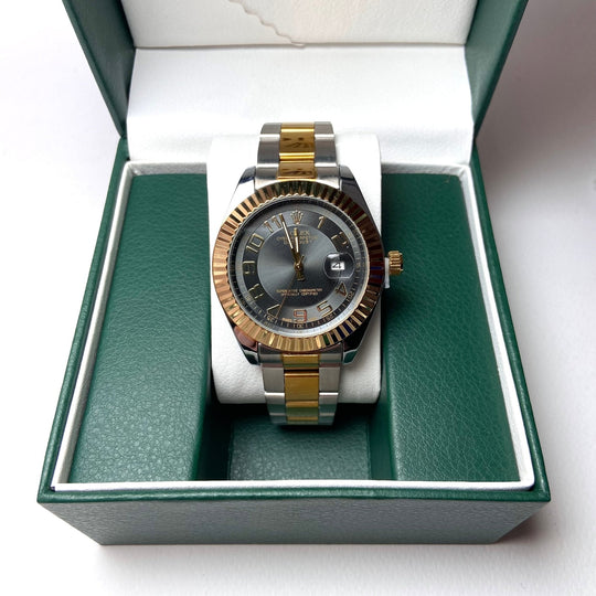 Rolex Date Just RoStyle For Him - Two-Tone