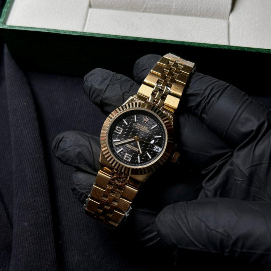Rolex Datejust 41 Automatic For Her - Golden Black