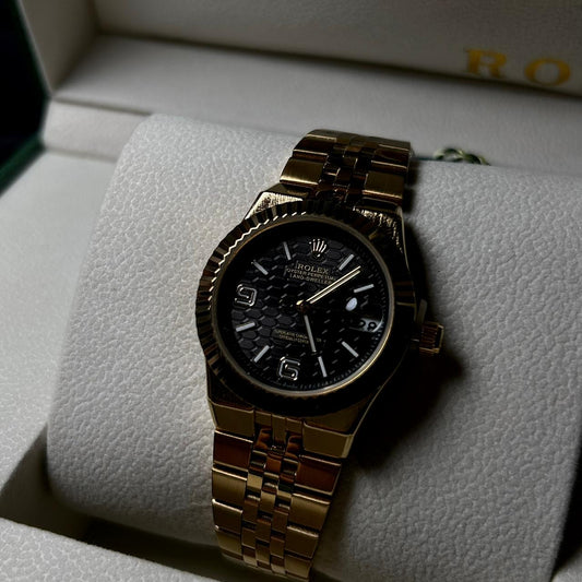 Rolex Datejust 41 Automatic For Her - Golden Black
