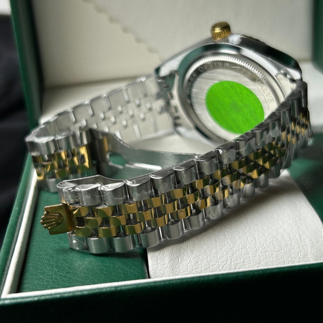 Rolex Datejust 41 patterned For Him - Two Tone Golden White