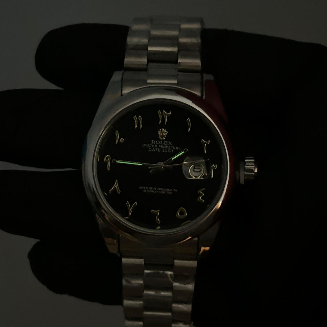 Rolex Datejust Arabic Dial For Him – Two Tone Golden Navy