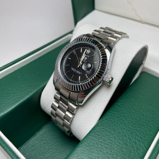 Rolex Day Date For Her - Black Dial