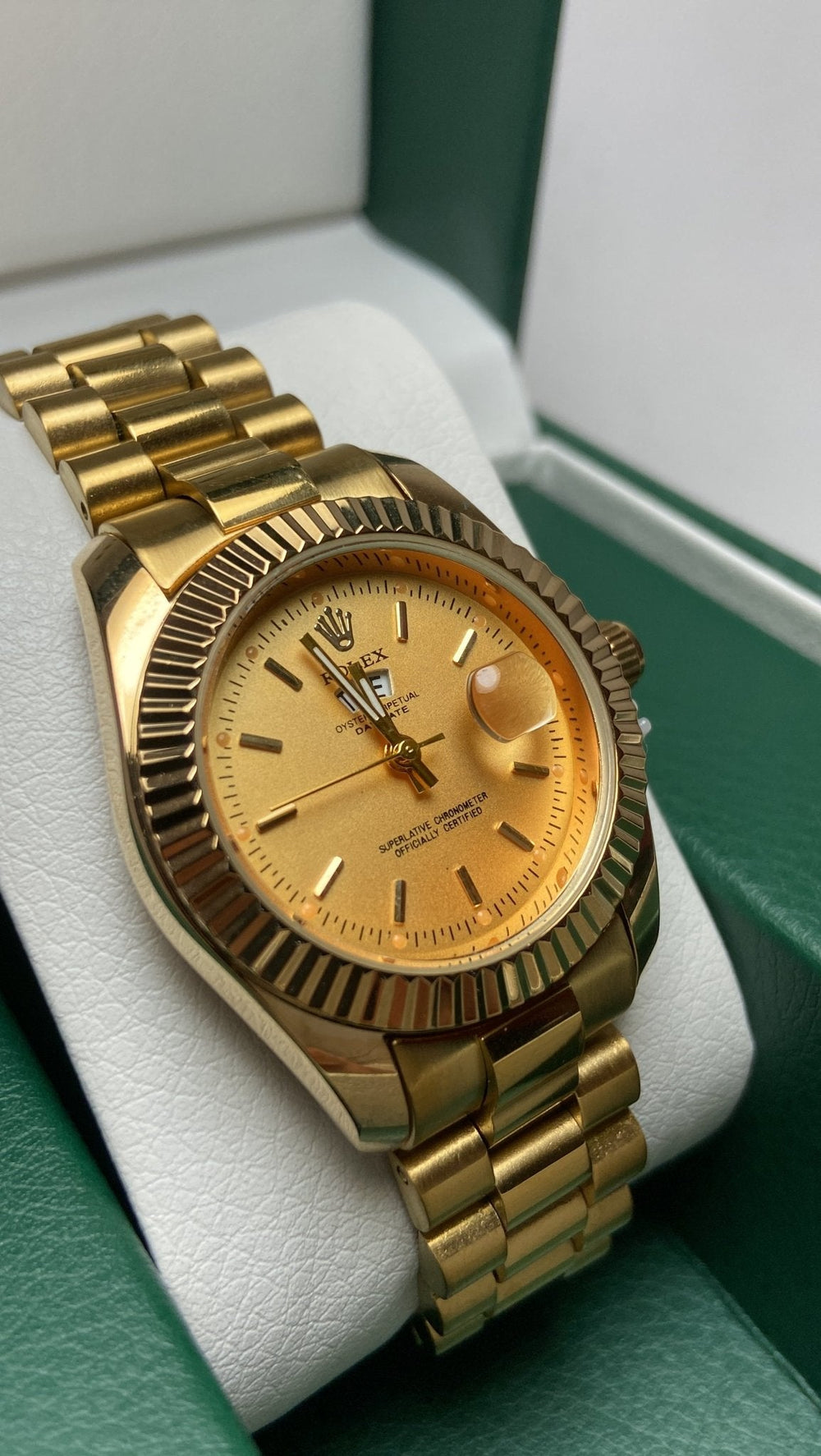 Rolex Day Date For Her - Gold-Tone with Gold Dial