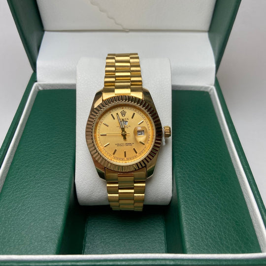 Rolex Day Date For Her - Gold-Tone with Gold Dial