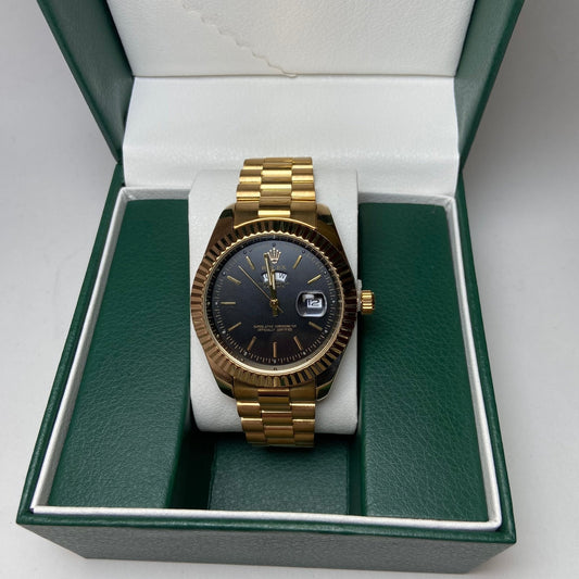 Rolex Day Date For Him - Gold-Tone with Black Dial