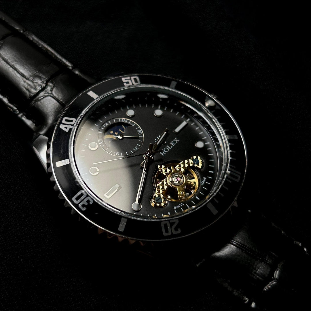 Rolex Deepsea Tourbillon & Moonphase Automatic - Silver Black