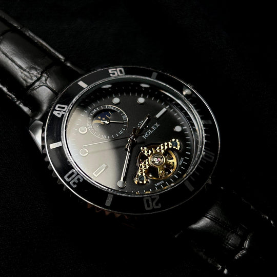 Rolex Deepsea Tourbillon & Moonphase Automatic - Silver Black