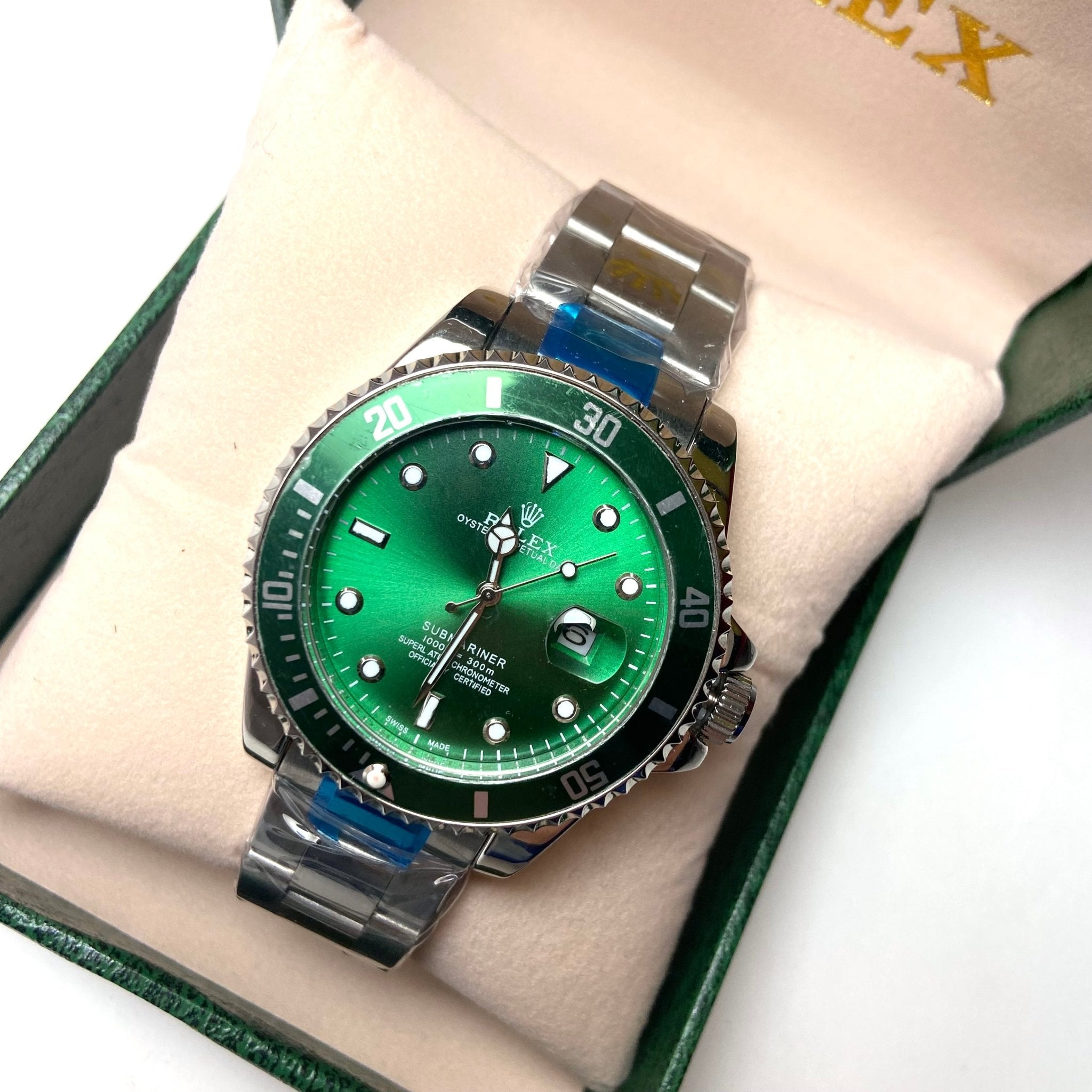 Rolex Submariner For Him "Hulk" - Stainless Steel with Green Dial and Bezel