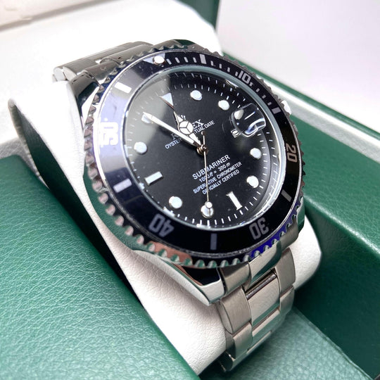 Rolex Submariner For Him - Stainless Steel with Black Dial and Bezel