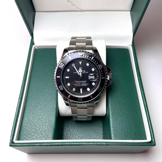Rolex Submariner For Him - Stainless Steel with Black Dial and Bezel