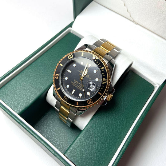 Rolex Submariner For Him - Two-Tone with Black Dial and Bezel
