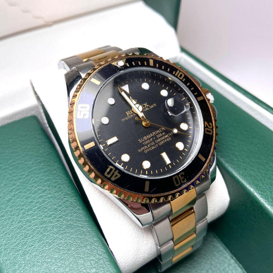 Rolex Submariner For Him - Two-Tone with Black Dial and Bezel