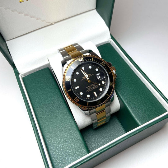 Rolex Submariner For Him - Two-Tone with Black Dial and Bezel