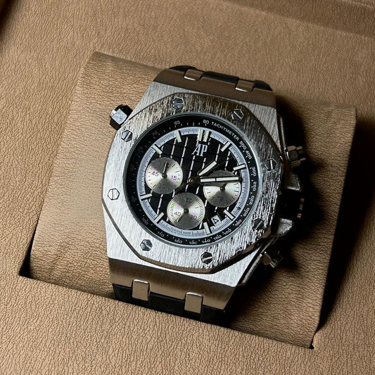 Royal Oak Offshore Chronograph Méga Tapisserie – Silver