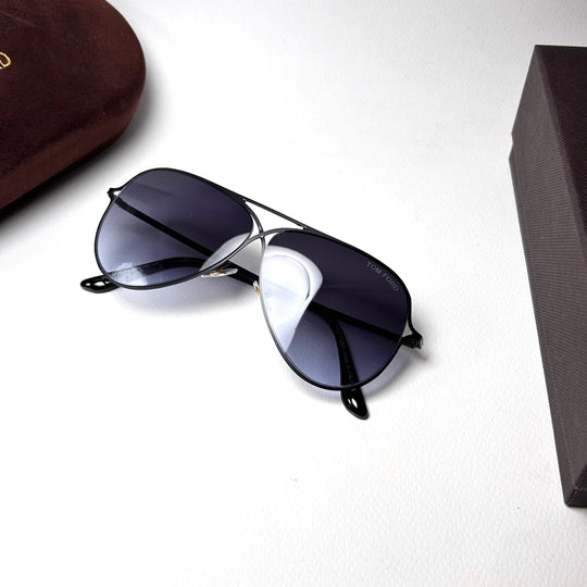 Tom Ford Aviator TF0487 - Black Gradient