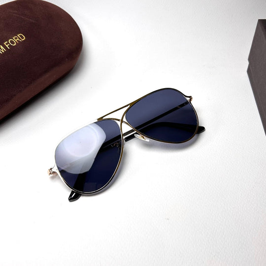 Tom Ford Aviator TF0487 - Golden Black