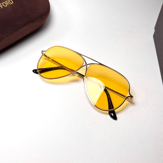 Tom Ford Aviator TF0487 - Yellow